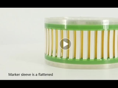 При высокой температуре и тепле рестриктивные идентификационные рукава сокращаются в соотношении 2:1