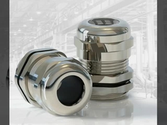 Никелированный латунный кабельный ввод IP68 Водонепроницаемый разъем