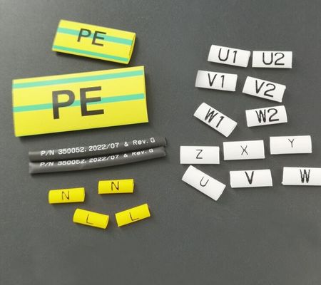 Лицевая идентификация логотипа Рукава Электрические кабельные аксессуары