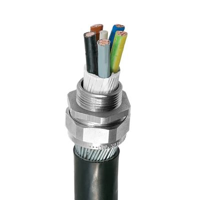 M10X1.5 ((3-6.5) Никельно покрытый латунный кабельный узел IP68 водонепроницаемый соединитель
